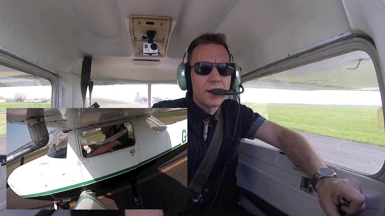 First Solo Navigation, UK PPL, Cessna 152, Elstree, 21/04/2018
