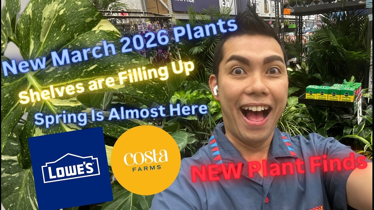 Lowe&rsquo;s Plant Shopping on a Budget! 🪴 New 2026 Releases Under $20! Big Box Store Plant Shopping March