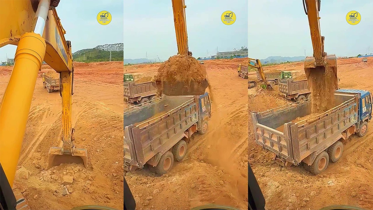 How To Excavators Load Soil Onto Trucks Professionally P1615