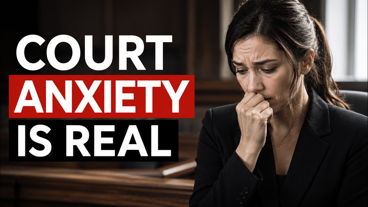 How to Deal With Courtroom NERVES - Tips Every Lawyer Should Know
