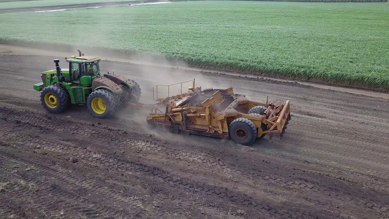 Greensill Farming - Wallaville Farm Redevoplment (John Deere 9620r and CAT 637G)