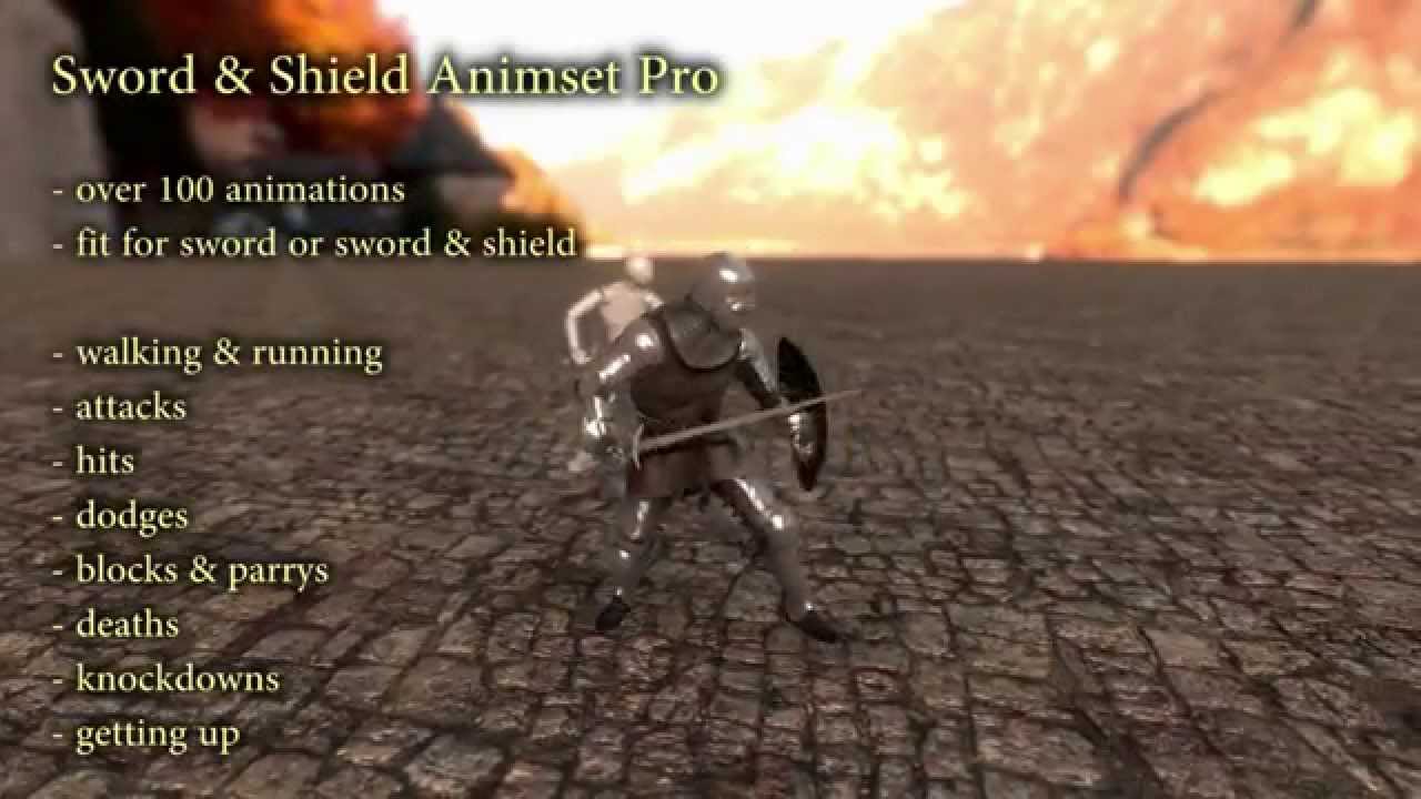 Sword & Shield Animset Pro | Unity Asset Store