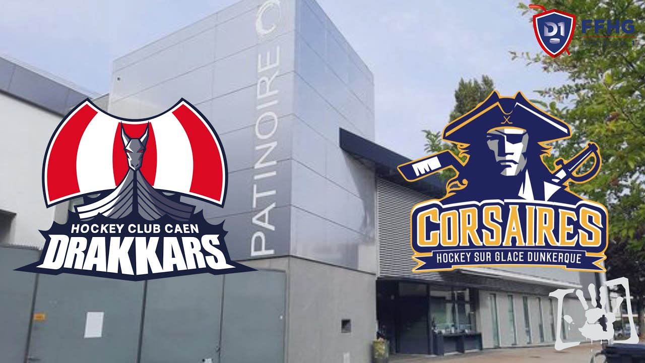 Résumé Les Drakkars de Caen VS Les Corsaires de Dunkerque (2-4) Journée 26