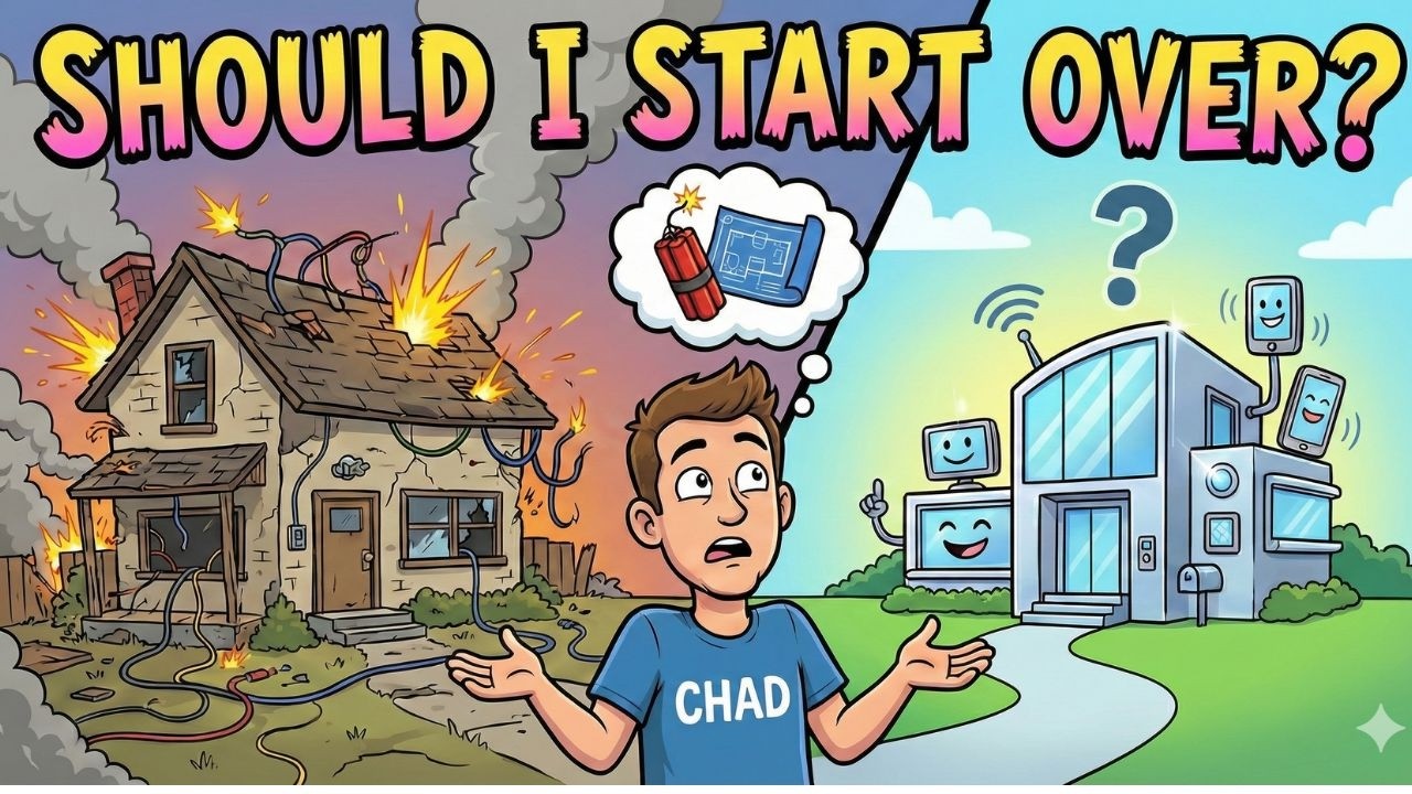 Chad Blows it All Up and Starts Again?