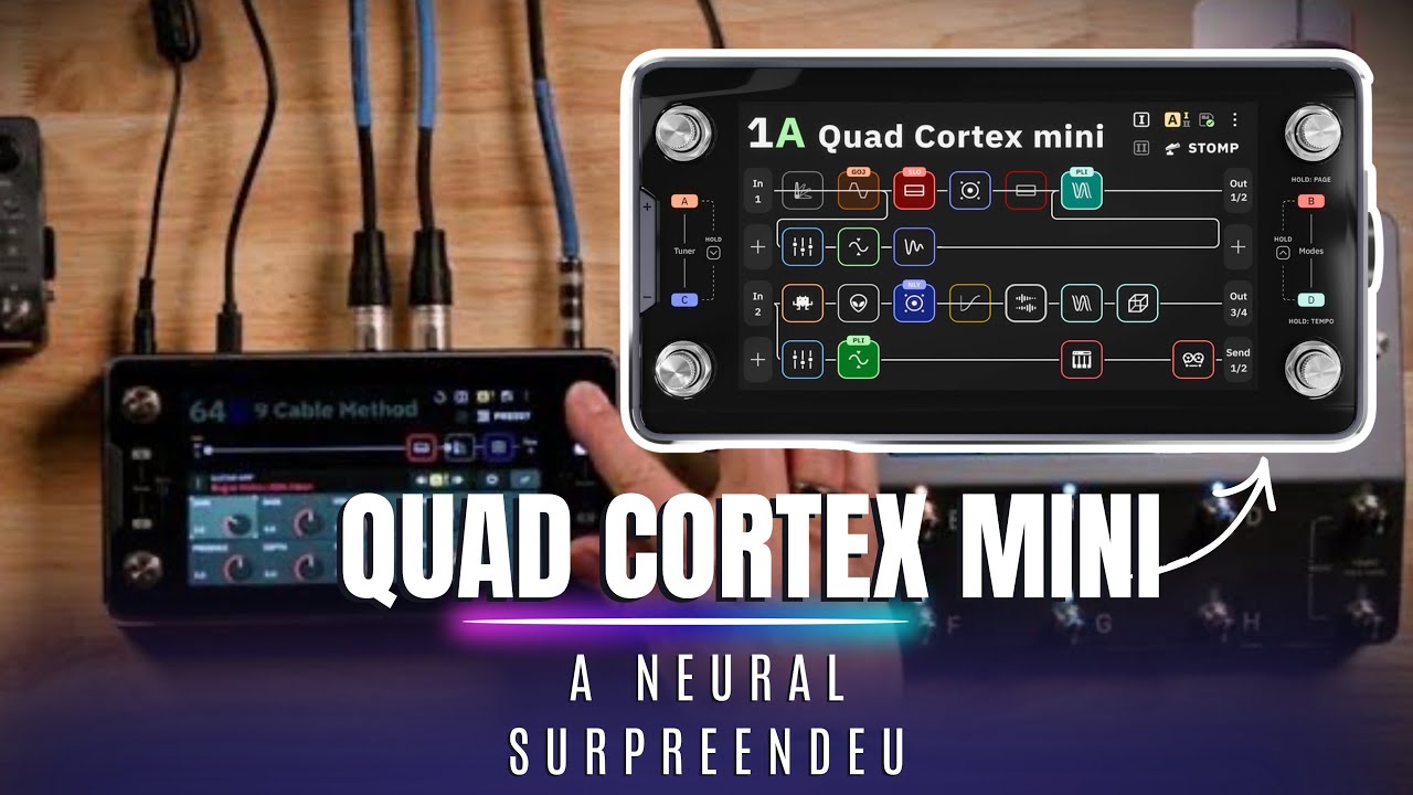QUAD CORTEX MINI - LANÇAMENTO NEURAL DSP (REACT) #quadcortexmini #neuraldsp