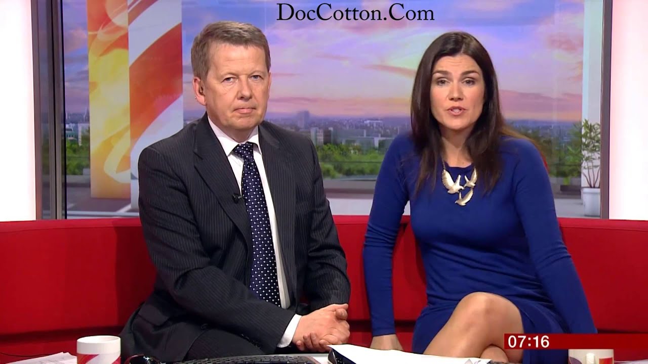 Susanna Reid Sexy Legs in Tan Stockings 20 May 2013