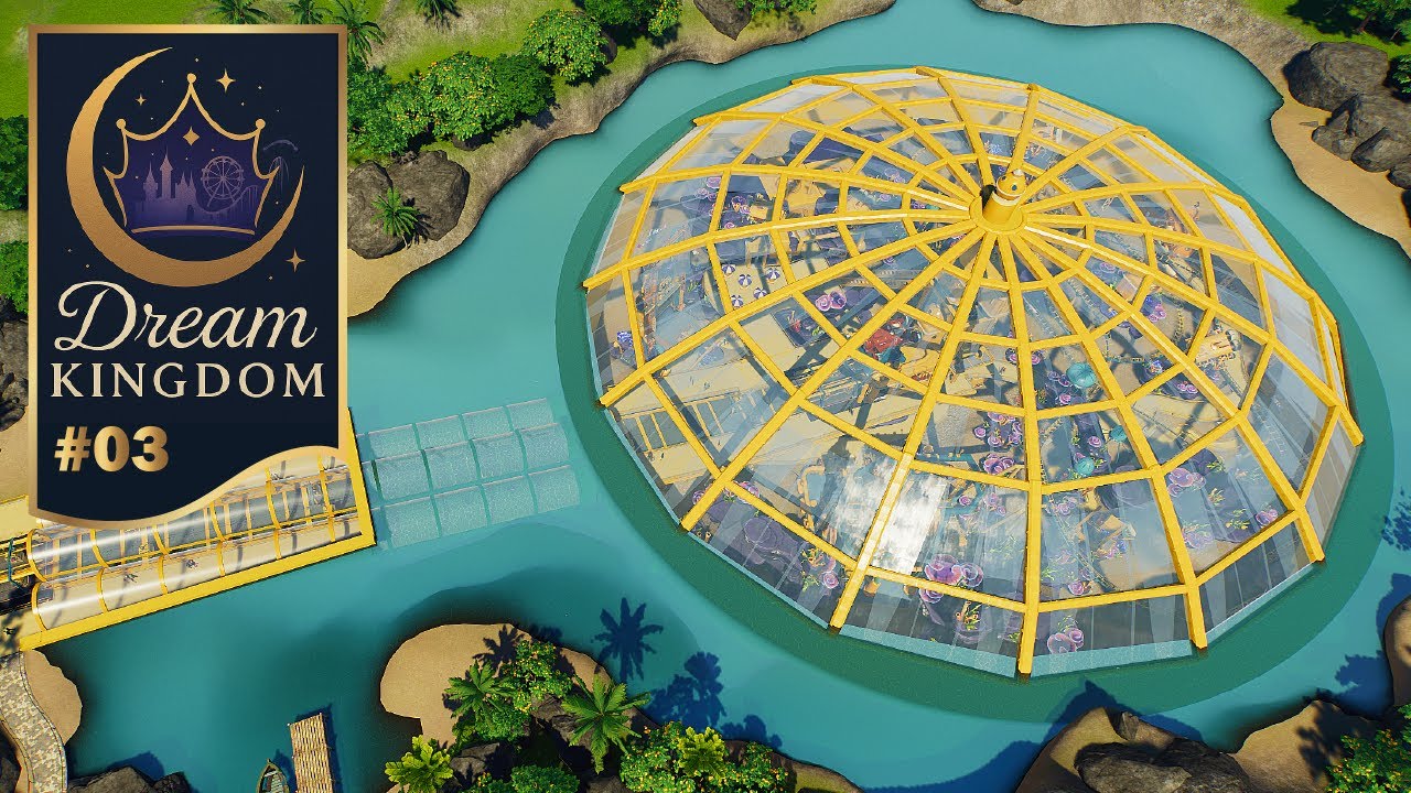 Underwater DOME zone! Planet Coaster 2