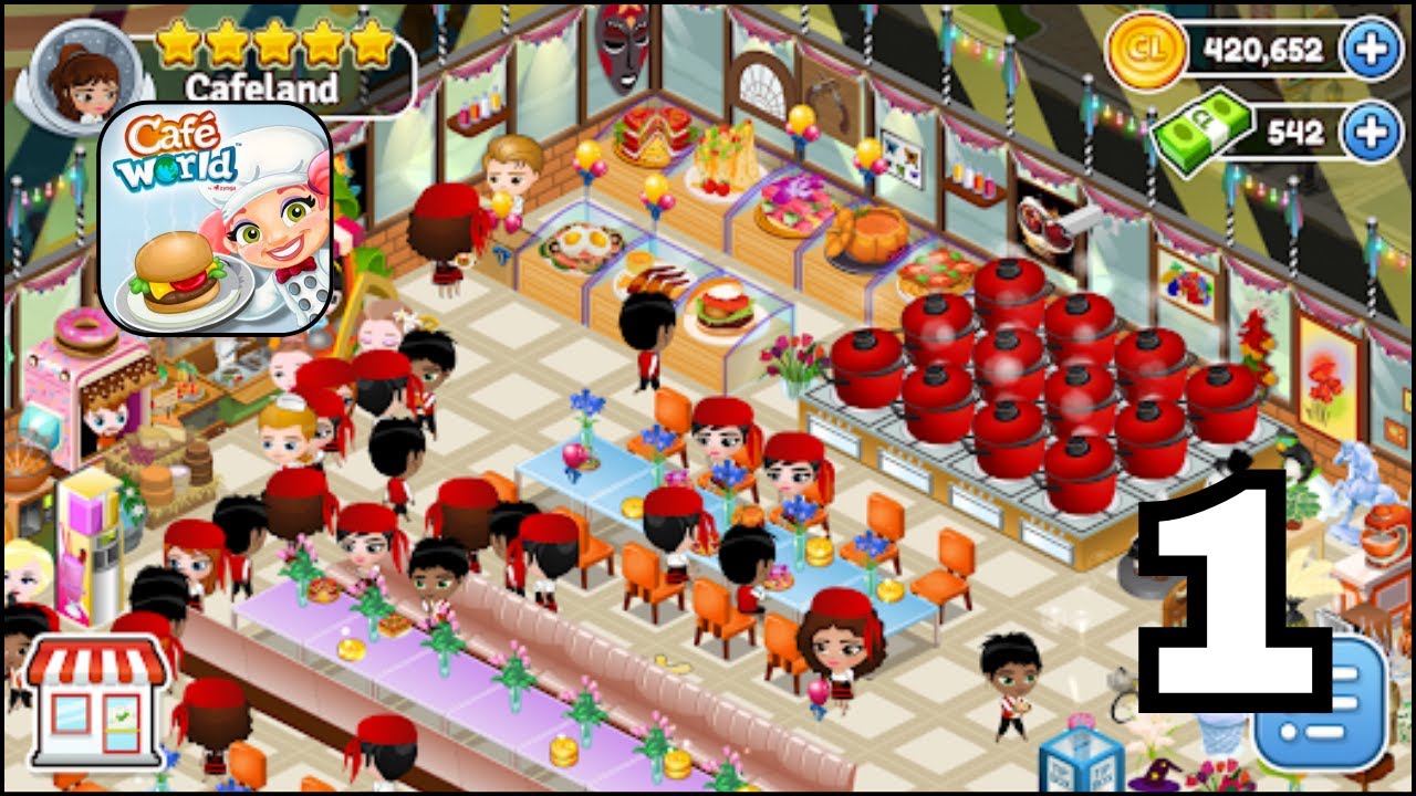 Cafeland : Restaurant Cooking - Gameplay Walkthrough Part 1 - Android Gameplay
