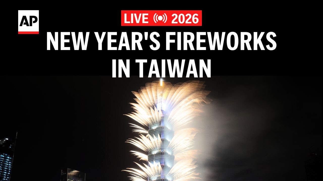 Taiwan New Year 2026: LIVE countdown and fireworks in Taipei