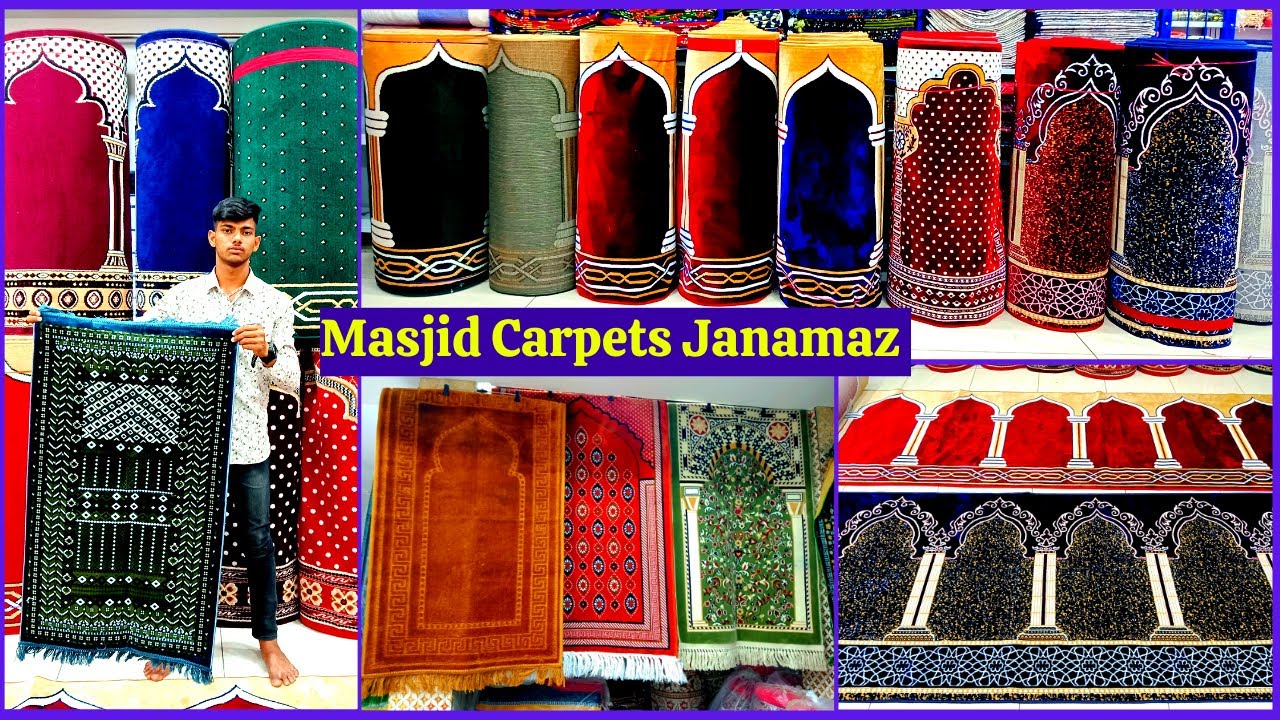 Charminar Ramzan Special Masjid Carpets Janamaz | Cheap Price Prayer Mat | Turkish Center Carpet