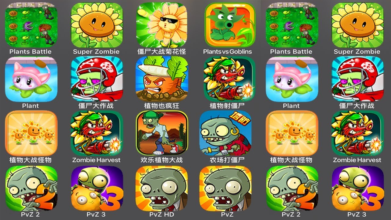Plants vs Zombies 2,Super Zombie,Plants Battle,PvZ HD,Plants vs Zombies,Plants vs Zombies 3