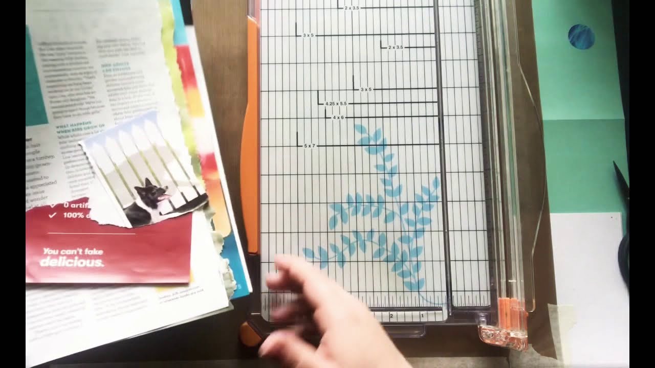 Cutting/Organizing my harvested pages #gluebook #gluebooks #magazineharvest #gluebookimages #paper