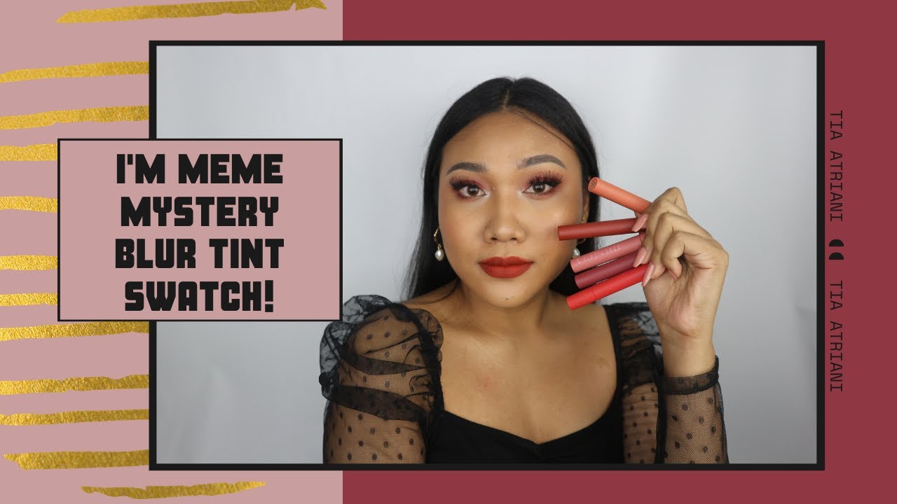 IM MEME MYSTERY BLUR TINT | Swatch on Medium Dark Skin