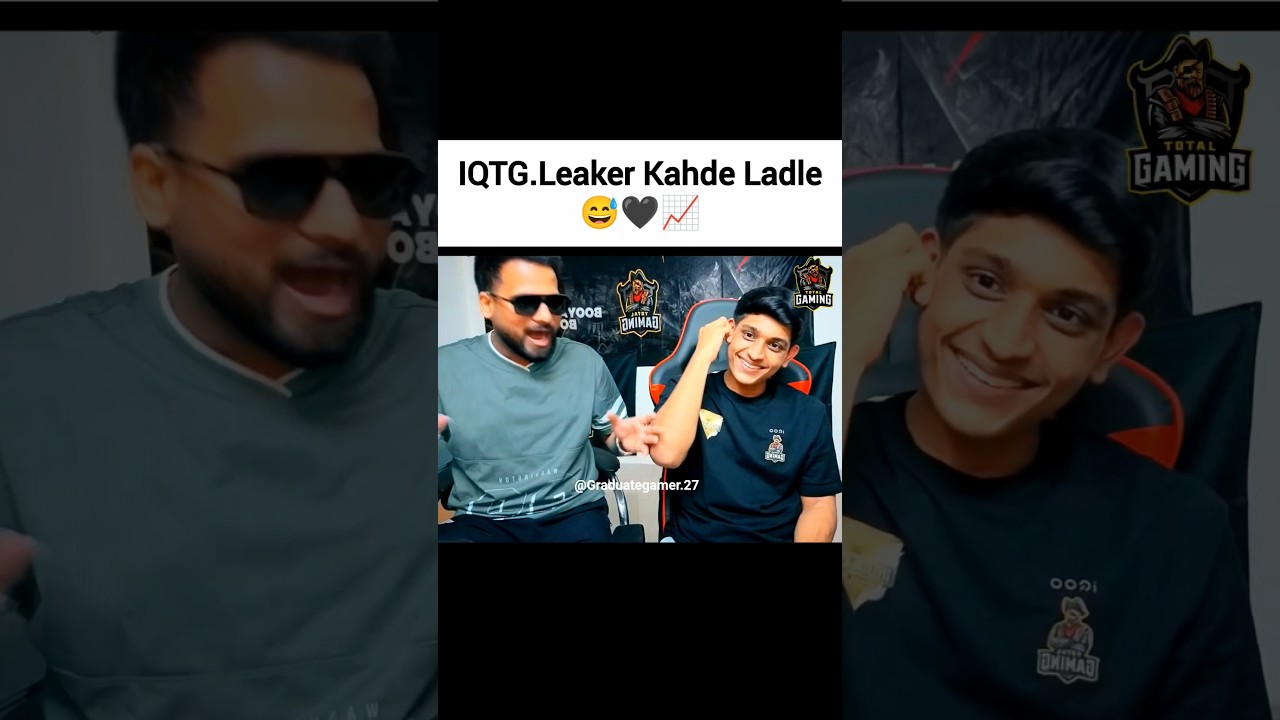 IQTG.Leaker Kahde Ladle😅🖤📈#fozyajay #freefire #funny #mafia #tgesports #iqootg #totalgaming #iqoo
