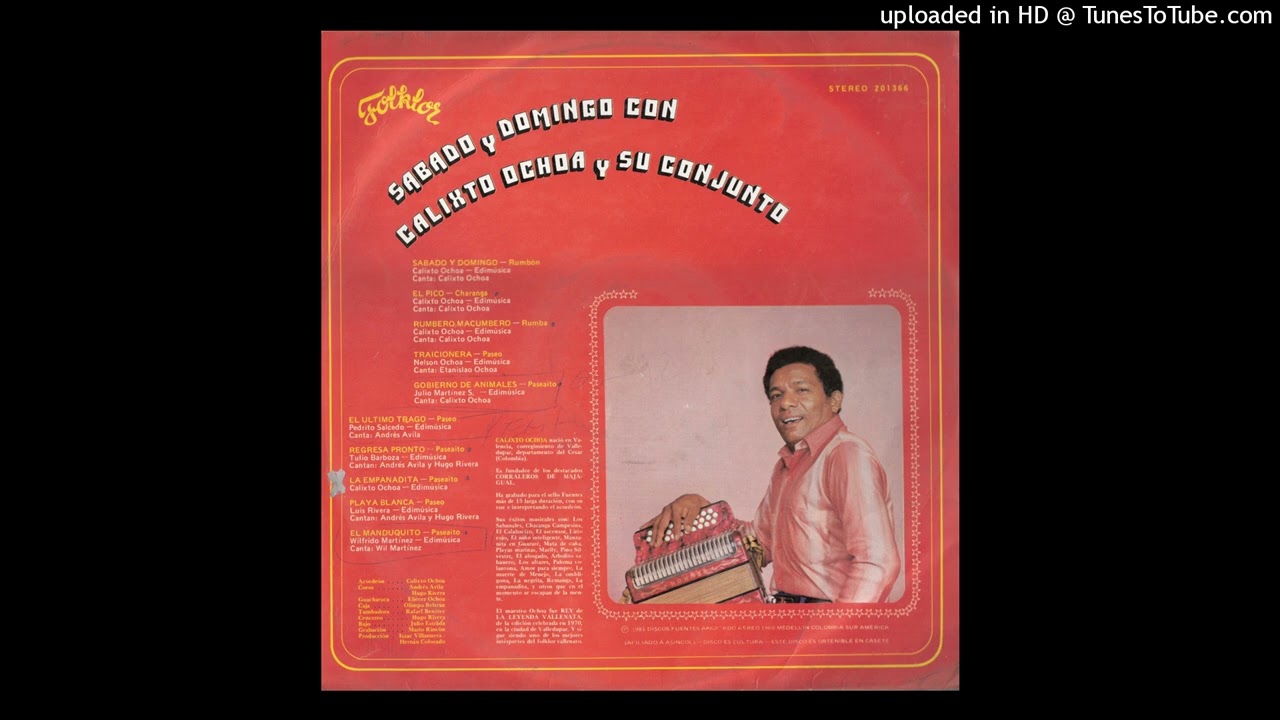 El último trago Calixto Ochoa 1981 (Pedrito Salcedo)