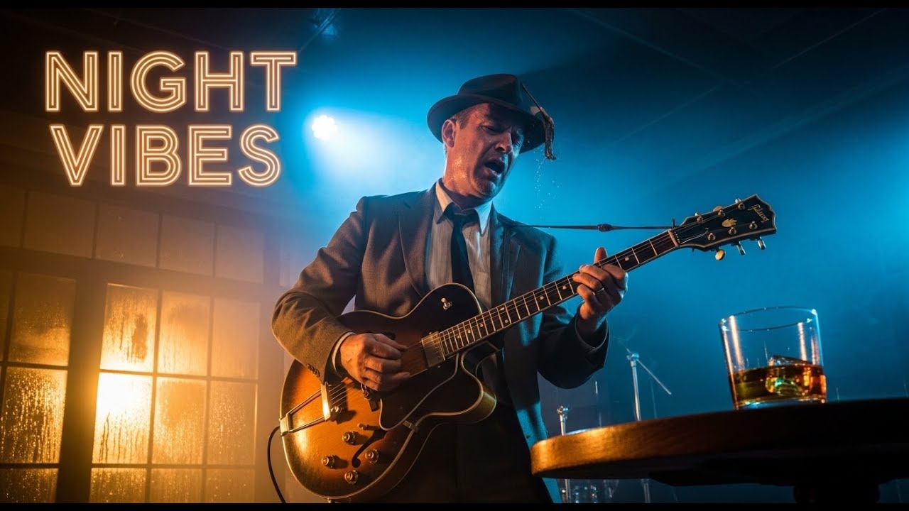 Late Night Blues Live 24/7 | Whiskey, Smoke & Soul Guitar