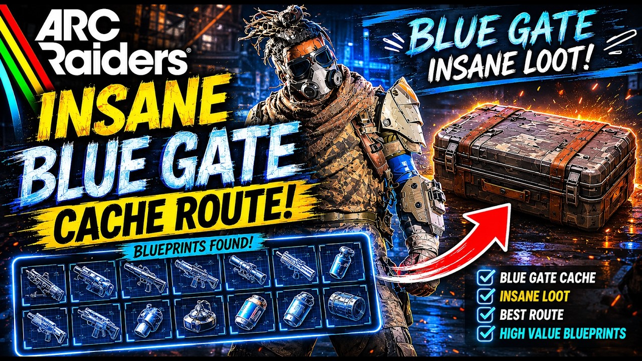 Blue Gate Hurricane Cache Route in ARC Raiders