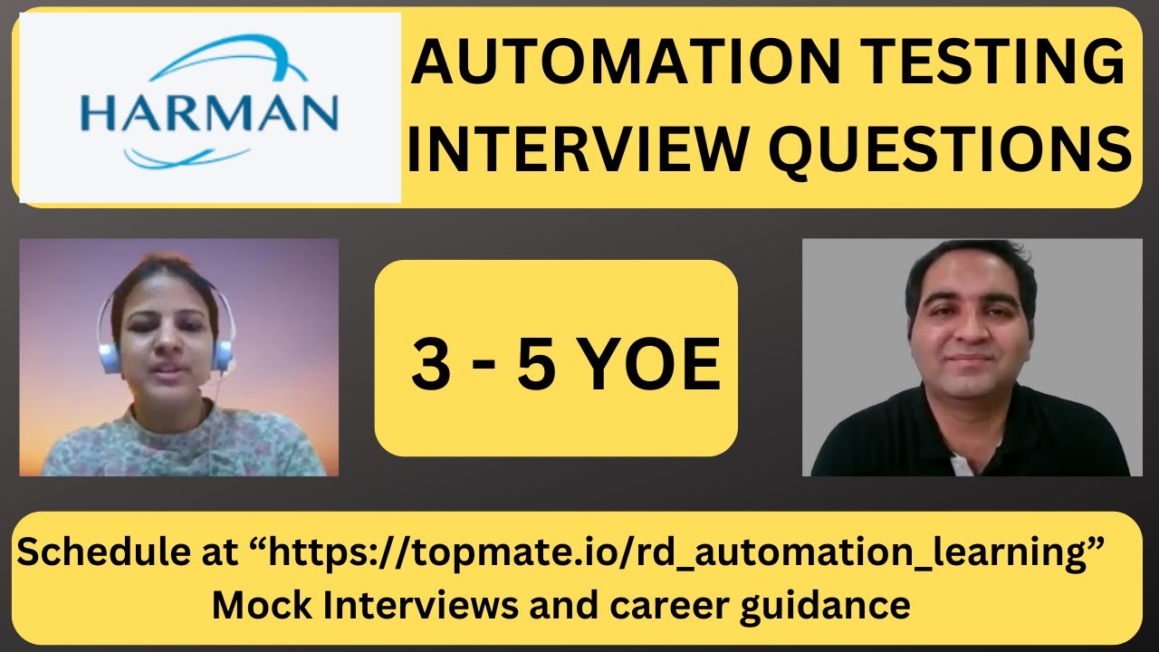 Software Testing Interview Questions and Answers | RD Automation Learning