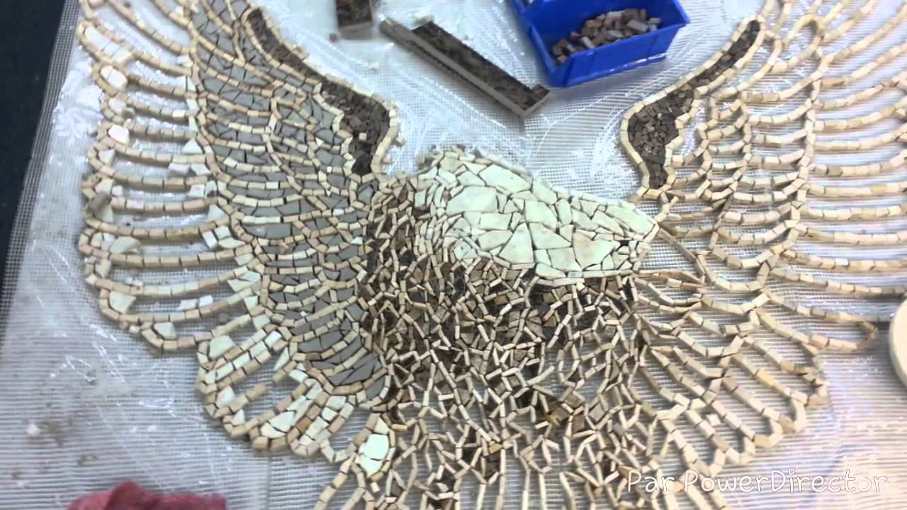 Mosaique sur filet harleydavidson