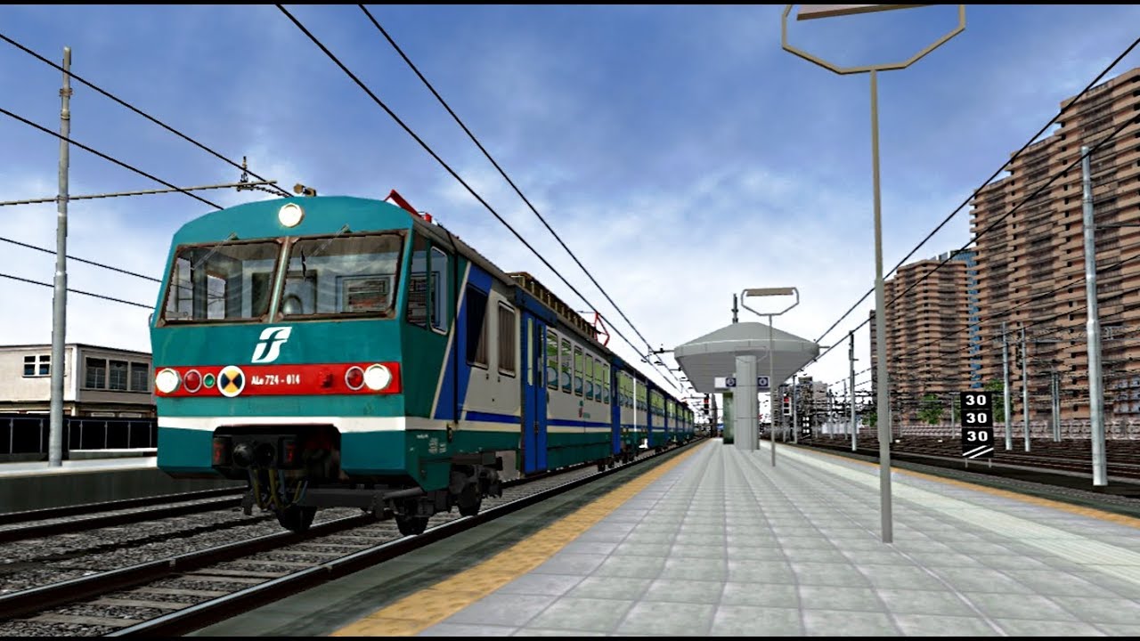 Ale 724 in partenza da Napoli Gianturco Open Rail/MSTS