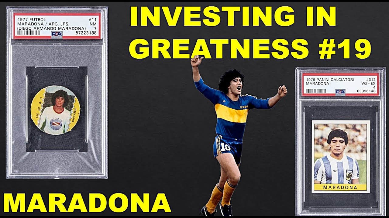 DIEGO MARADONA - ROOKIES AND EARLY/ UNDERVALUED CARDS - INVESTING IN GREATNESS #19