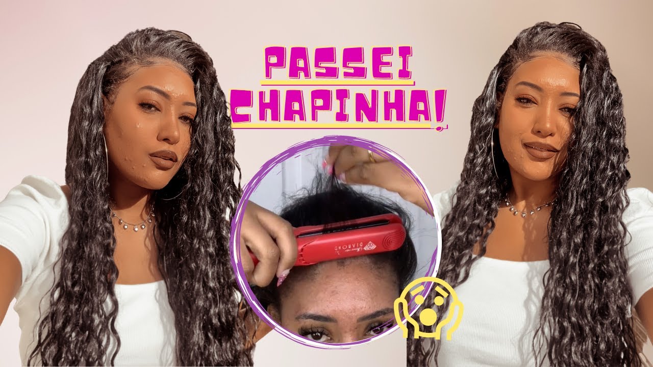 🔥CABELO BIO VEGETAL LAÍS - SLEEK - ENTRELACE COM DISFARCE | PASSEI CHAPINHA 😱