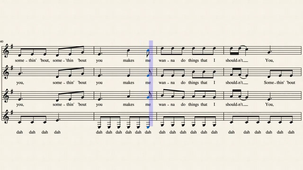 Dangerous woman - Ariana Grande - Soprano 1
