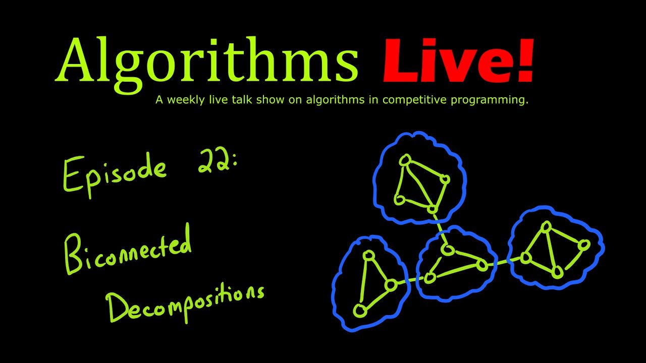 Episode 22 - Biconnected Decompositions