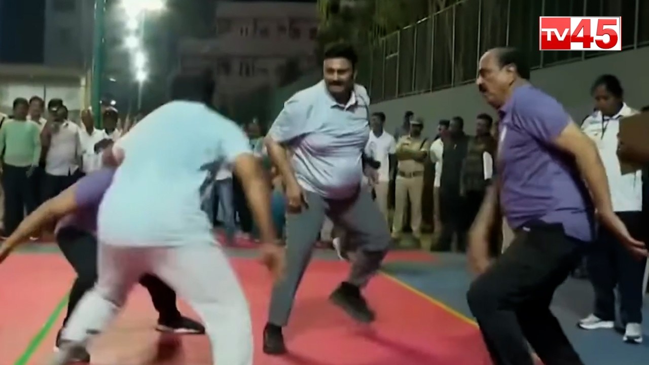 Raghu Rama Krishna Raju Plays Kabaddi with MLAs | Fun Moment Goes Viral