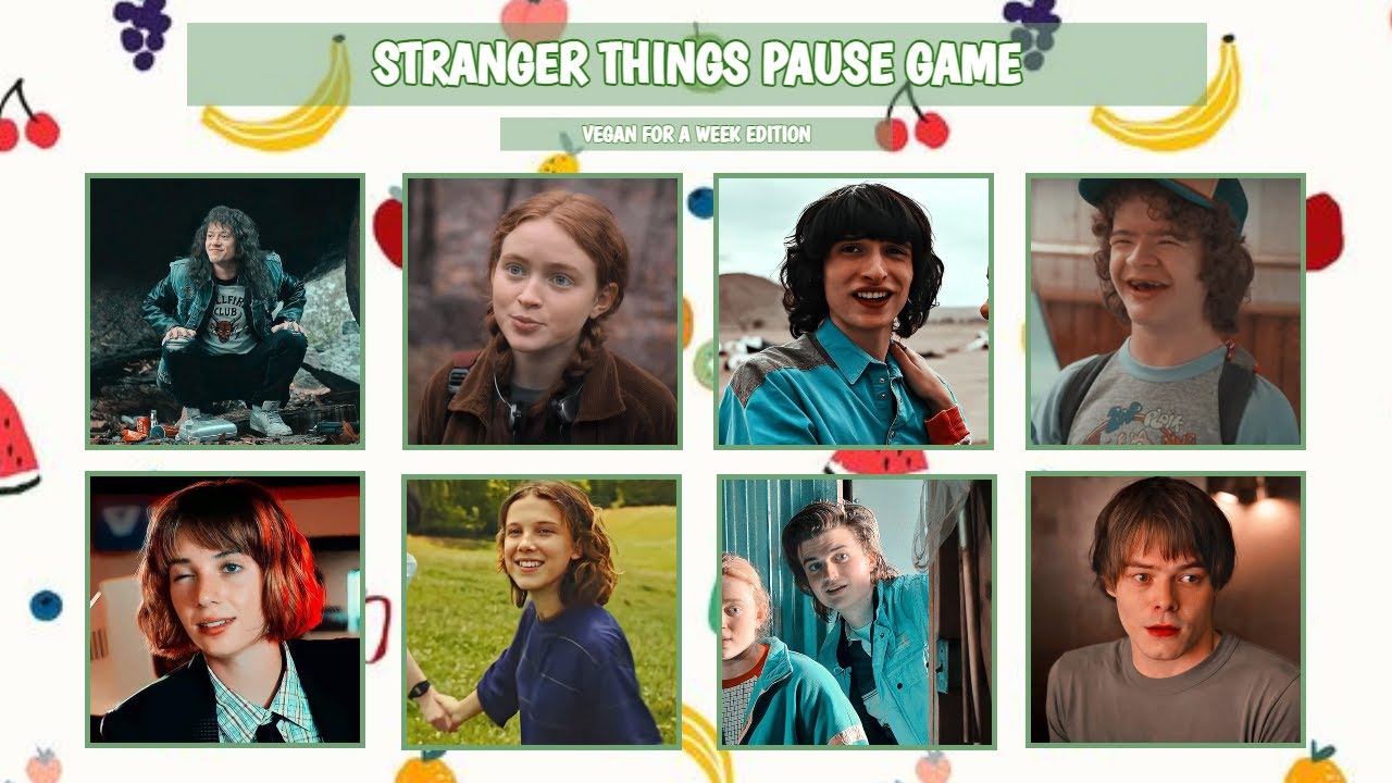 vegan challenge (stranger things) pause game