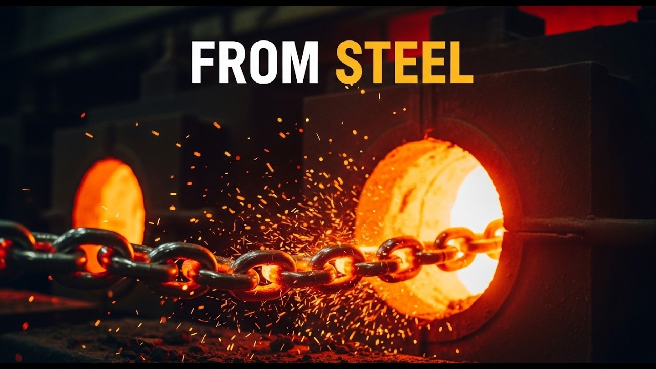 Steel Chain Manufacturing Process Step by Step in Modern Factory