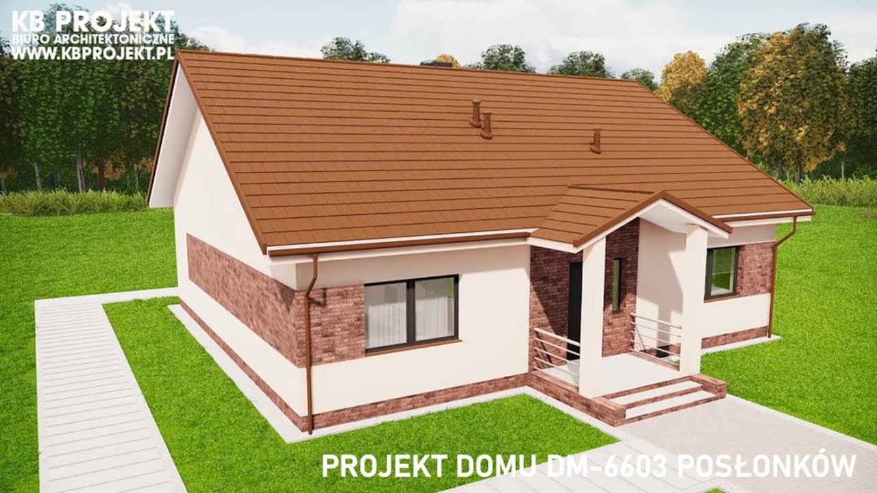 Projekt domu Posłonków DM-6603 | KB Projekt