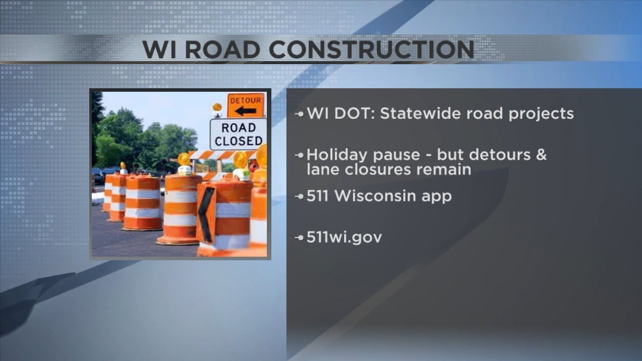 Wisconsin road construction during Labor Day weekend