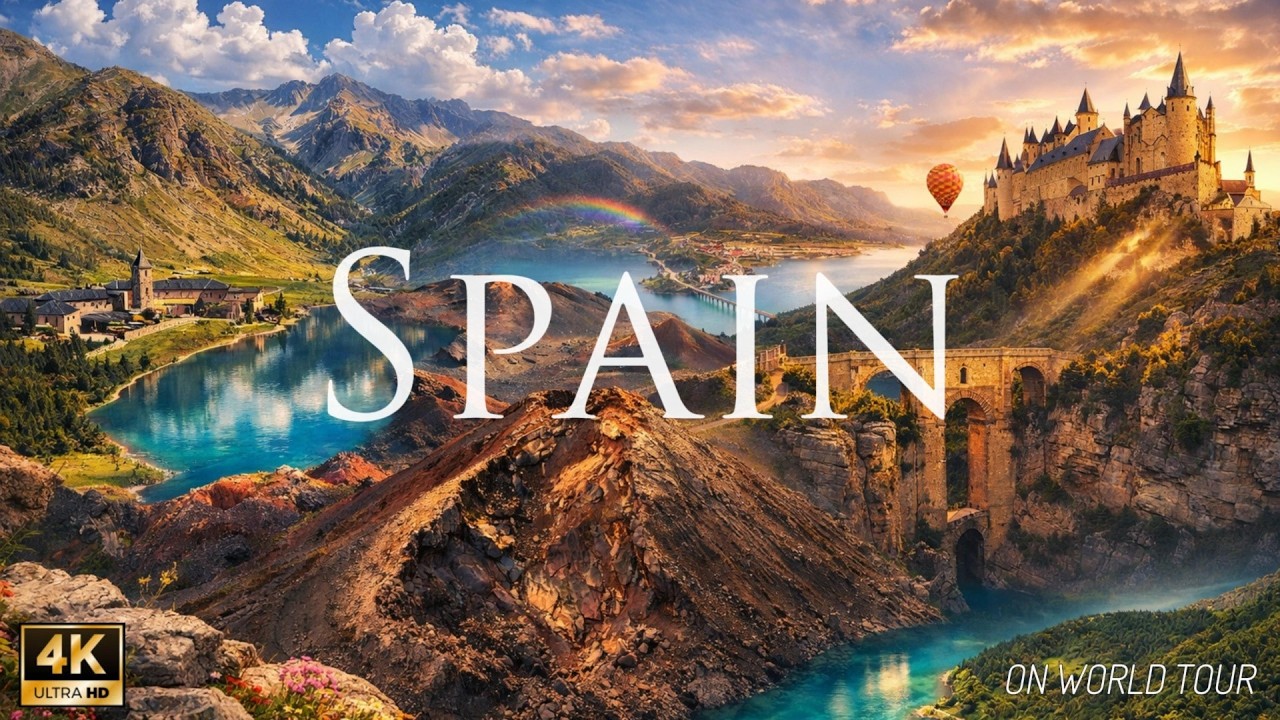 Spain in 4K - Incredible Scenes & Uncovering Hidden Gems - Nature Documentary