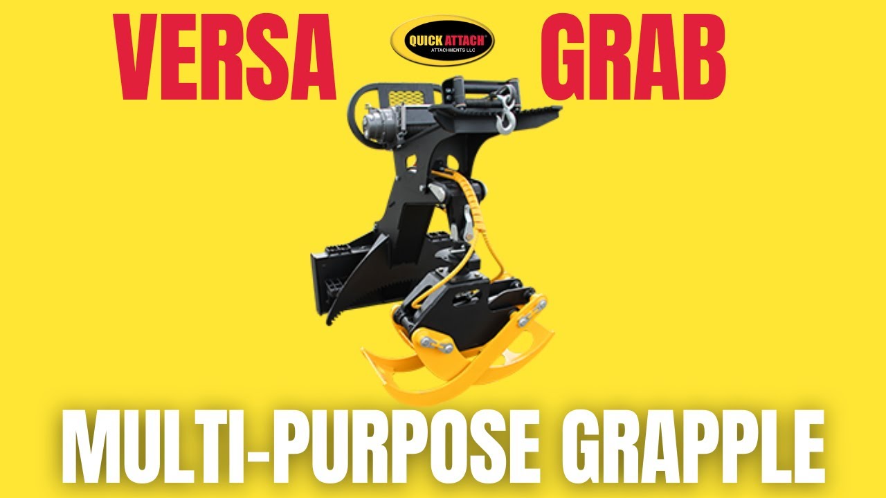 Quick Attach&reg; Versa Grab Multipurpose Skid Steer Grapple