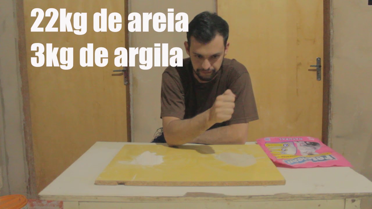 NÃO COMPRE AREIA VERDE!