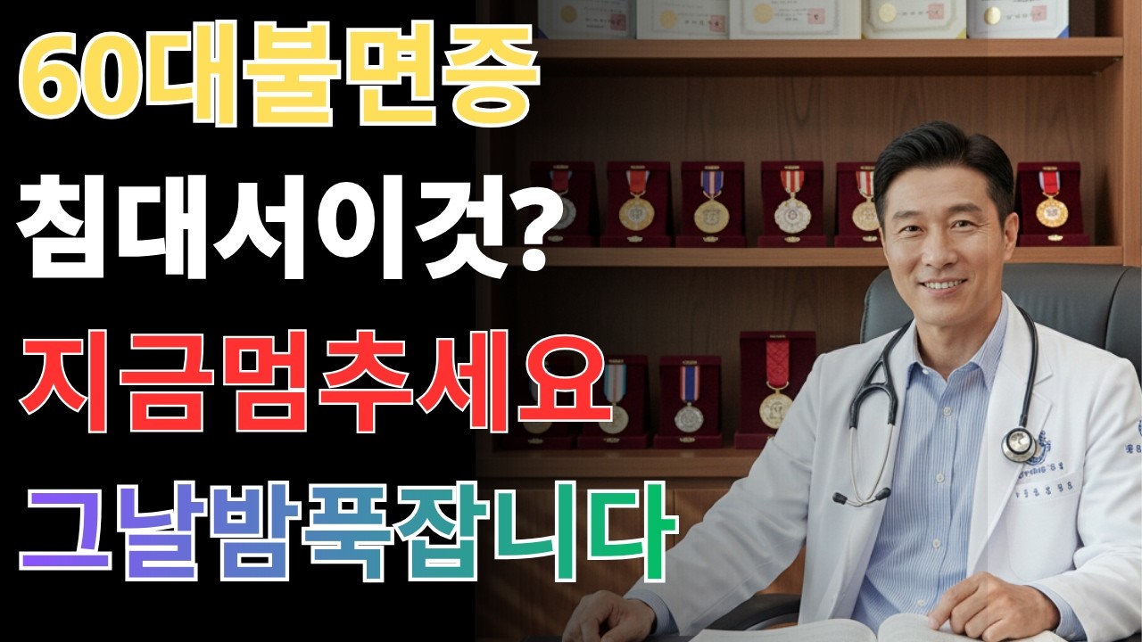 60세 이후 침대에서 ‘이 행동’ 하면 불면이 고정됩니다—잠이 더 달아나는 진짜 이유 | 수면 | 불면증 | 습관 | 수면위생 | 오디오북