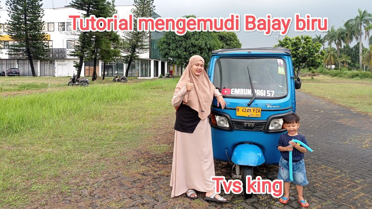 TUTORIAL MENGEMUDI BAJAY BIRU TVS KING