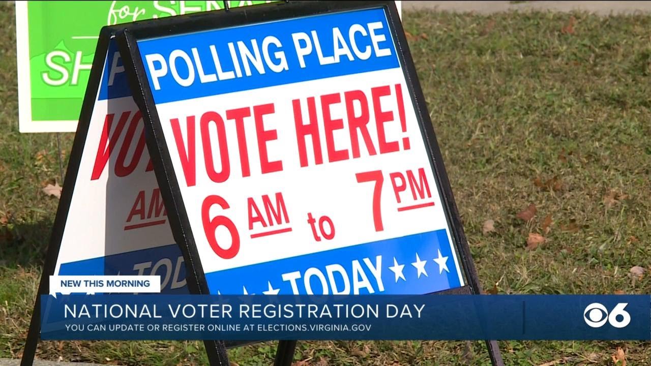 Register to vote on National Voter Registration Day