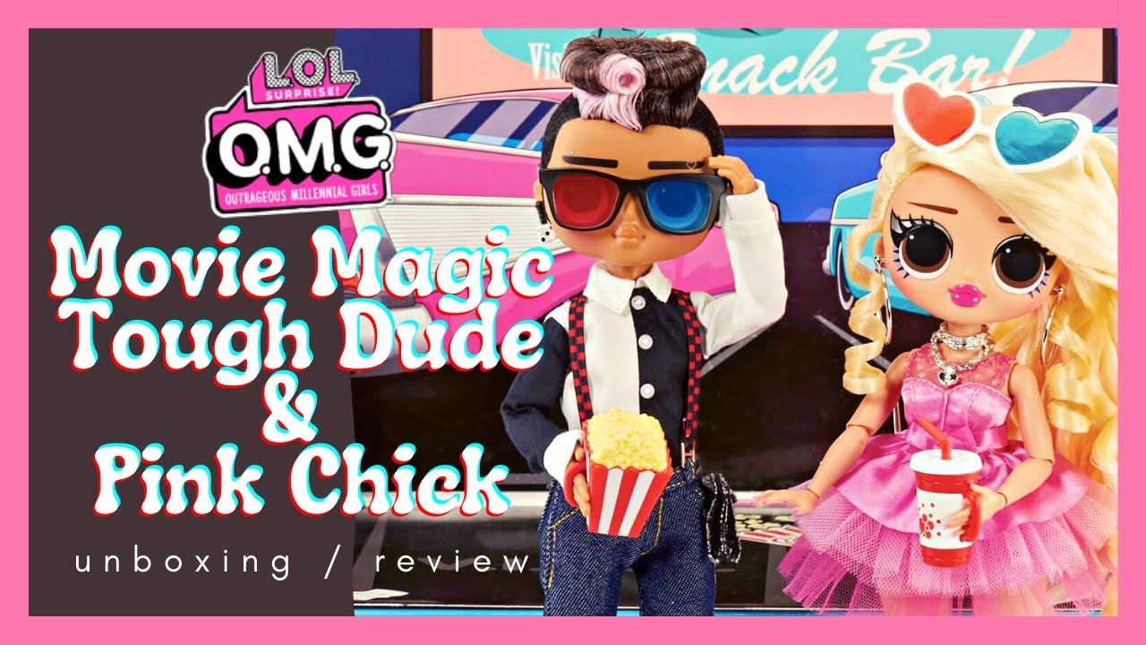 🎬 Unboxing y reseña de Tough Dude & Pink Chick | LOL OMG Movie Magic