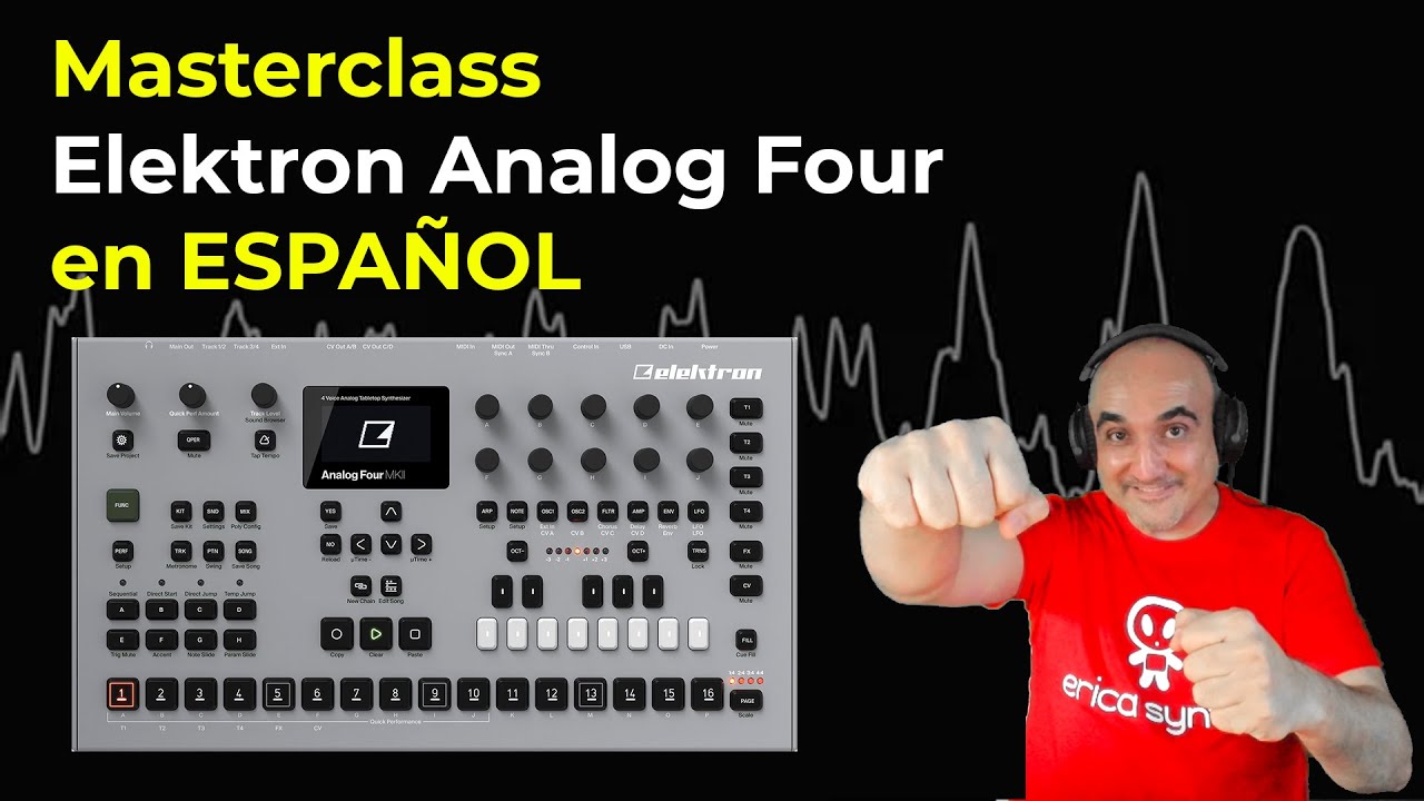 Masterclass: Descubre el Poder del 🚀 Elektron Analog Four MK2 con Al Platino 🎶