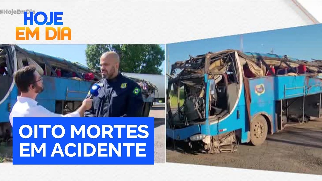 Sobe para oito o número de mortos em acidente com ônibus que transportava trabalhadores rurais em SP