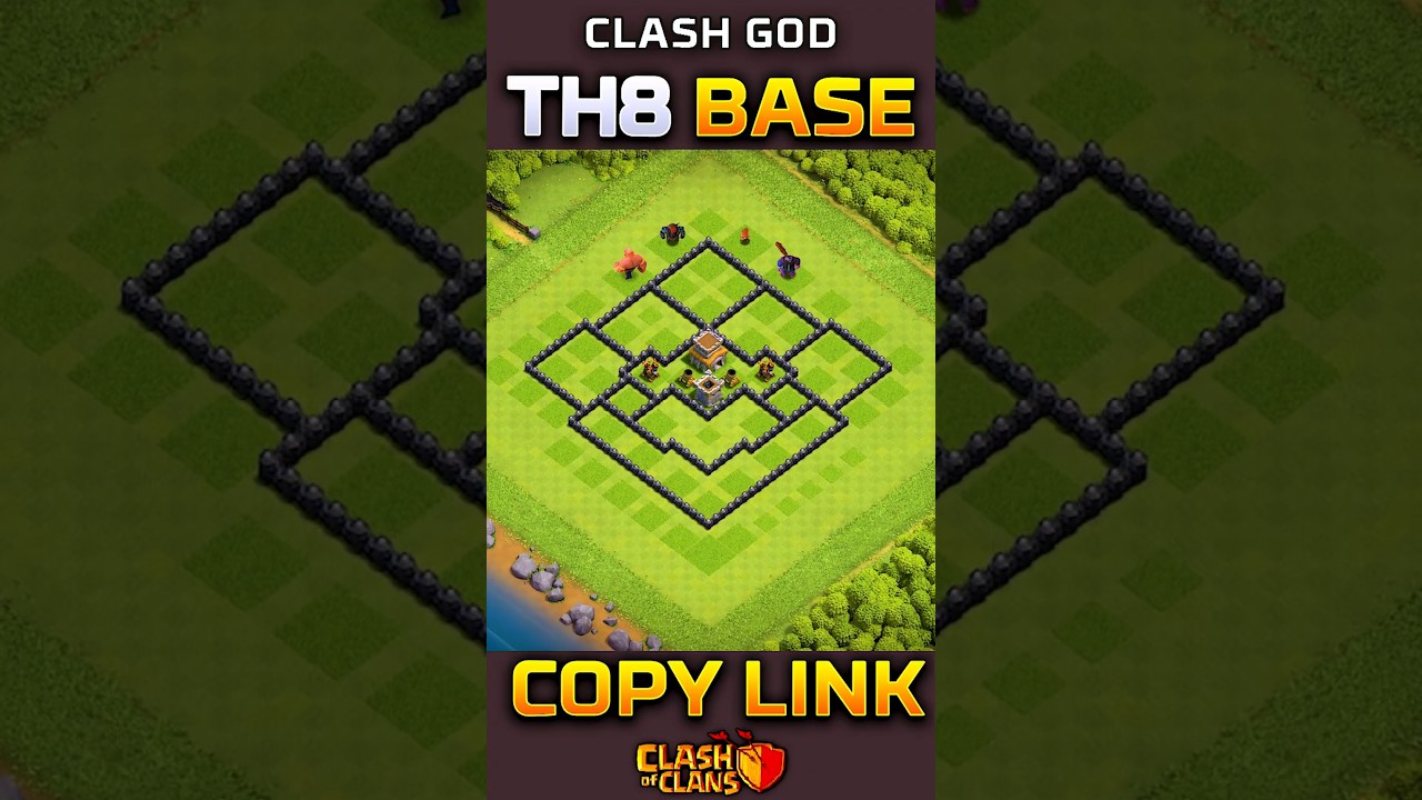 BEST TH8 FARMING BASE 2025! MAX LOOT PROTECTION! 💰