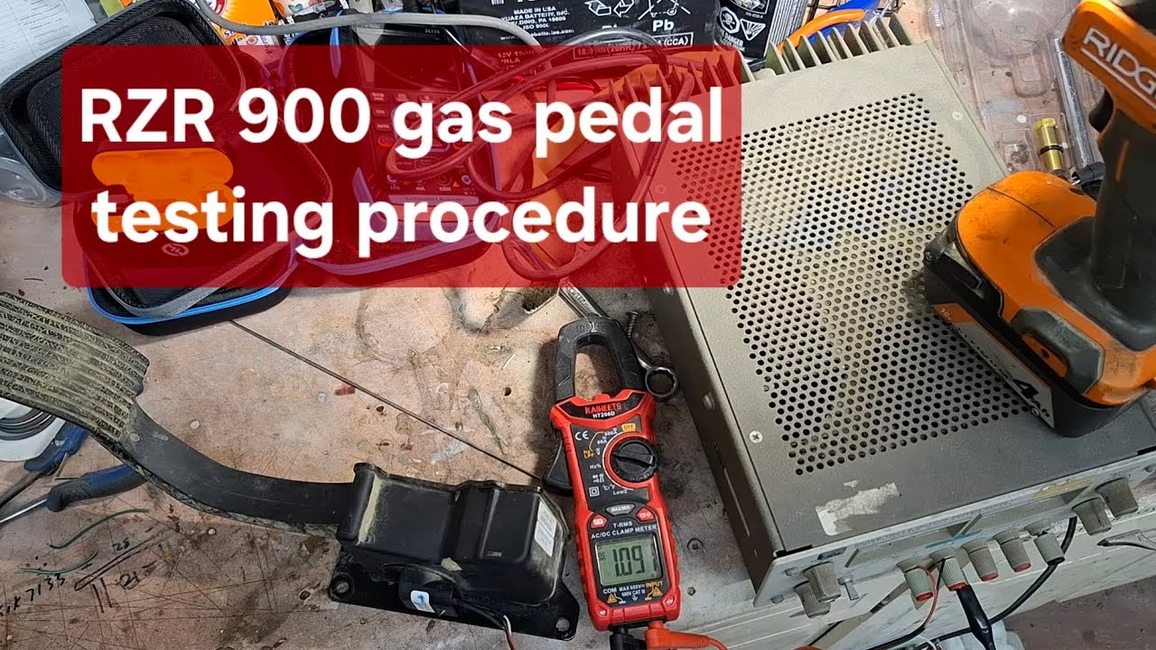 Как проверить педаль акселератора и педаль газа на RZR 900
