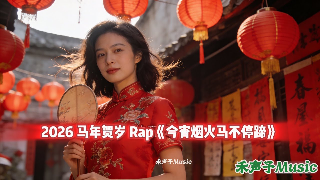 2026 马年贺岁 Rap《今宵烟火马不停蹄》- 禾声予 | 说唱贺岁神曲