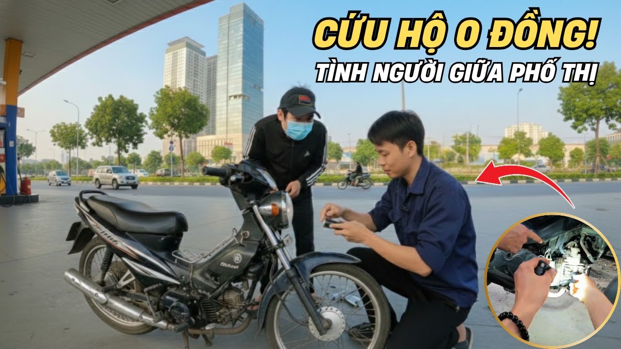 Gặp anh bảo vệ cố sửa chiếc xe hơn 10 năm, thuyết phục mãi anh mới chịu cho giúp