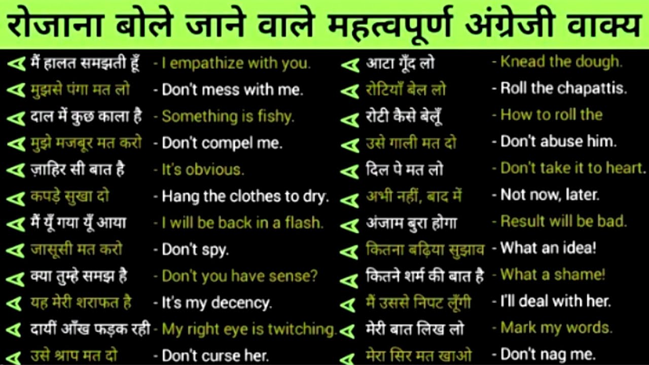 घर बैठे अंग्रेजी बोलना सीखें | Daily Use English Sentences Speaking Practice! 