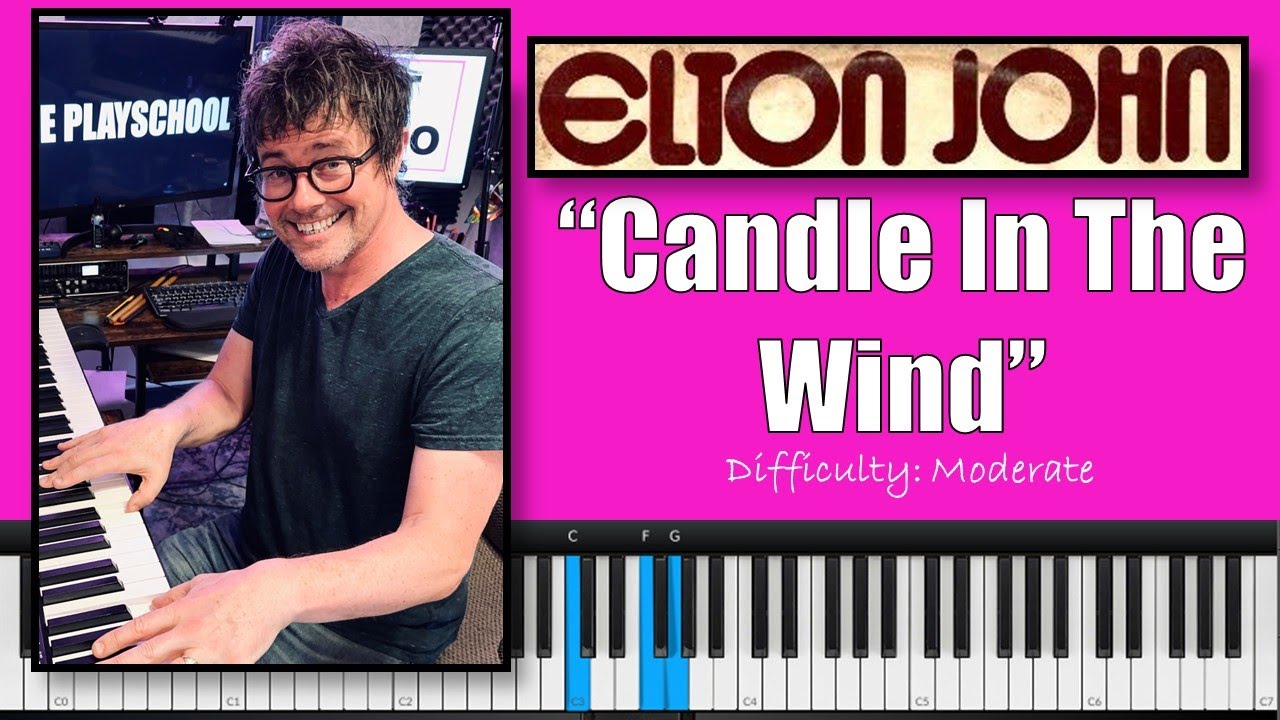 How to Play Candle In The Wind by Elton John   Piano Tutorial