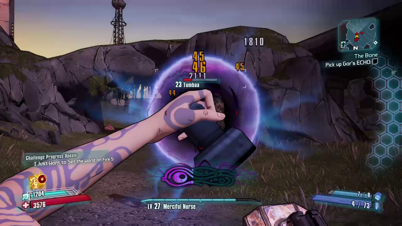 Borderlands 2 Siren vs tumbaa and gets legendary weapon deliverance