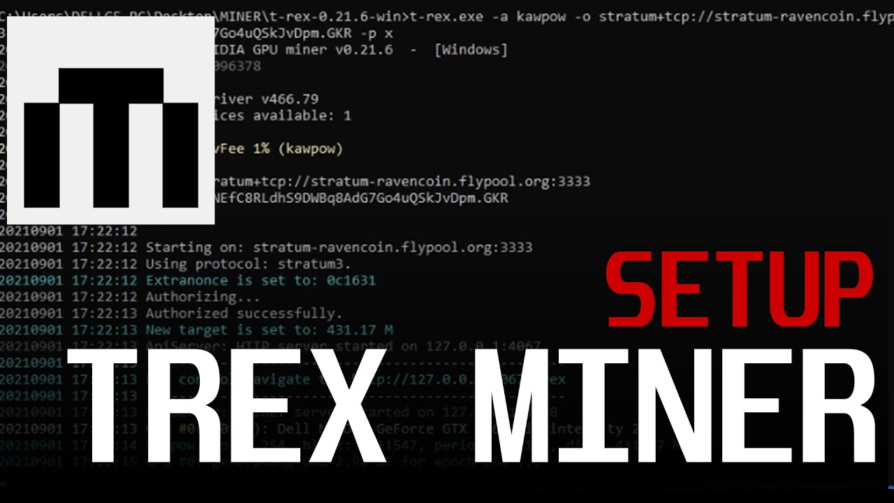 TREX miner Setup and Configuration | How to use T REX miner